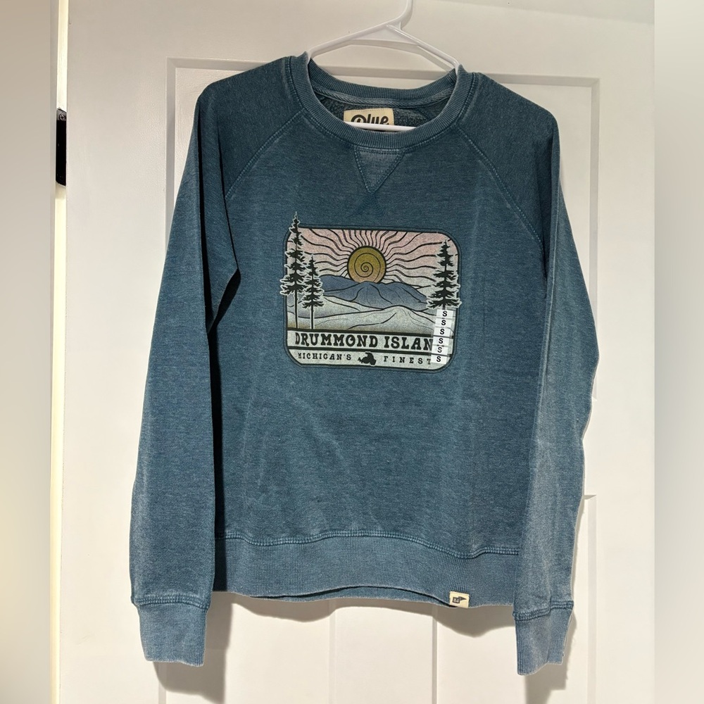 Blue 84 Drummond Island Graphic Crewneck Sweater
